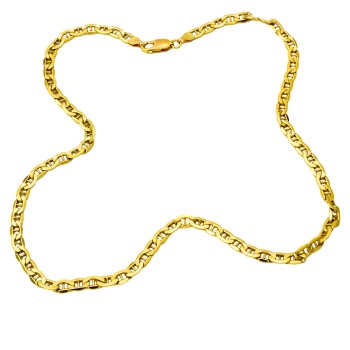 9ct Gold (Hollow) 7.4g 18 inch Marine Chain